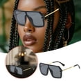 thumbnail image 3 of Gafas de sol cuadradas elegantes, moda europea de tendencia, 3 of 8
