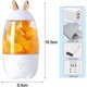 thumbnail image 2 of Exprimidor portátil, exprimidor multifuncional eléctrico para estudiantes domésticos para extracción de jugo, blanco Hy, 2 of 4