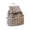 Khaki, variant on 18L Quilted Backpack for Women Puffer Hiker Pack Top Flap Drawstring Backpack Padding Travel Cloud Gym Bag