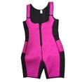 thumbnail image 1 of Traje de sauna para mujer Fajas fajas colombianas con control de abdomen para mujer, busto abierto, moldeador de cuerpo más - XL Rosa Roja XL Magideal Traje de sauna para mujer, 1 of 7
