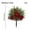 B, variant on Uv Resistant Artificial Poinsettia Yard Stake, Realistic Christmas Floral Stake with Frosted Branches, Pine Cones and Berries, for Outdoor Garden and Indoor Tabletop Holiday Decor