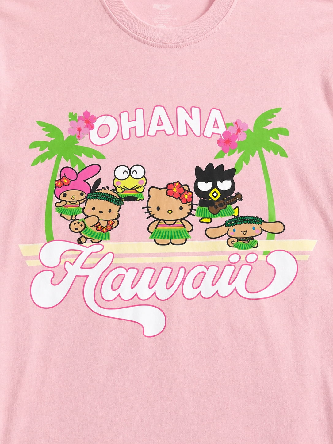 Hello Kitty and Friends Women’s Ohana Graphic Tee, Sizes XXS-2XL