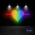 thumbnail image 5 of Shinelab LGBT Heart Cardiogram Neon Sign, Heart Beat Rainbow Led Sign, LGBT Pride Home Wall Decor, Best Gifts 319, 5 of 5