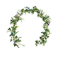 Easter Decorations, Artificial 75inch Easter Egg Vines Decor with Delicate Ornaments, for Home Party Wedding Holiday Spring Summer Decoration, Colourful