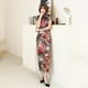thumbnail image 5 of Vestido cheongsam largo de verano y otoño Vestido de mujer ajustado Rendimiento, 5 of 6