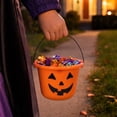 thumbnail image 2 of Light-Up Jack-o'-Lantern Trick-or-Treat Bucket, Orange, 6.5", Halloween by Way To Celebrate, 2 of 6