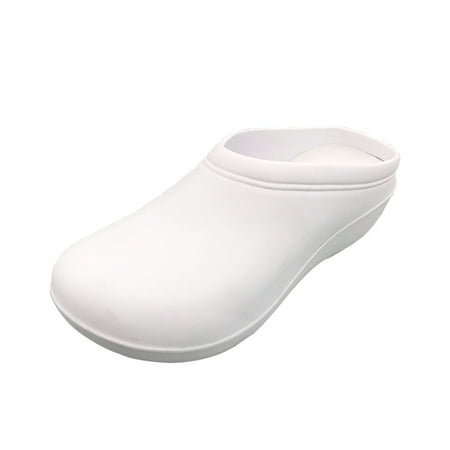 Greenbox Women White Non Slip Super Light Weight Hospital Restaurant Slip On (Best Non Slip Shoes For Restaurant)