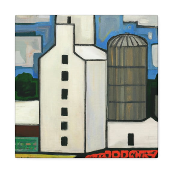 Silo in Impressionism - Canvas