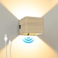 thumbnail image 1 of Willed 5W USB Rechargeable Motion Sensor Wall Sconce Warm White Indoor, 1 of 8