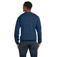 thumbnail image 2 of Hanes, The Unisex 7.8 oz., EcosmartÂ® 50/50 Crewneck Sweatshirt - HEATHER NAVY - S, 2 of 2