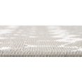 thumbnail image 5 of Unique Loom Outdoor Trellis Collection Area Rug - Cardak (7' Round Gray/Ivory), 5 of 7