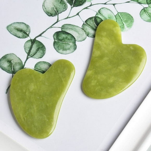 1Pc Natural Guasha Facial Jade Face Body Care Spa Gua Sha Board Massager Tool