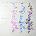 thumbnail image 3 of (Clearance) BNNG Iron on Patches for Clothes,2 Pieces Butterfly Flower Embroidered Iron On Patches, Embroidery Applique by DIY Cloth Art Embroidery Decoration Jeans Hats Blouses Sewing sew Shirts, 3 of 6