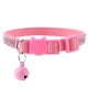 thumbnail image 1 of Lindo, duradero y suave para animales pequeños Collar para mascotas con diamantes de imitación rosas brillantes y cascabel, 1 of 8
