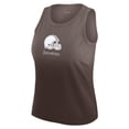 thumbnail image 2 of Women's WEAR by Erin Andrews x Gracie Hunt Brown Cleveland Browns Ombre Tank Top, 2 of 4