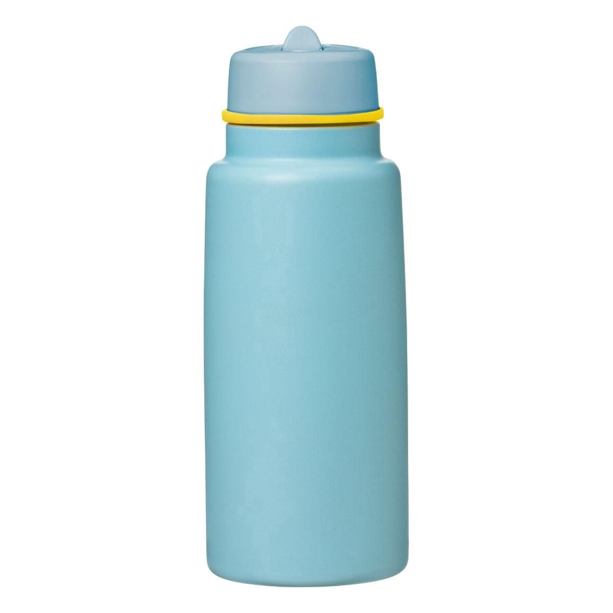 b.box - 34oz Insulated Flip Top Drink Tumbler with Straw Large and Durable Water Bottle for Teens & Adults Travel Water Bottle Triple Layer Insulation BPA Free 34oz