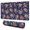 Pioneer Flower Floral-1, variant on Long Mouse Pads for Desk,Pioneer Flower Floral Print Pattern Desk Mats on Top Of Desks, Desk Mouse Pad Extra Large with 3mm Non-Slip Base and Stitched Edge for Gaming,Office,Work,Home 31.5"x11.8"