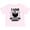 AD-Pink, variant on I Love My Bearded Daddy with Beard Silhouette Boys or Girls Toddler T-Shirt
