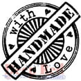thumbnail image 2 of Deep Red Stamps Handmade with Love Essentials Rubber Cling Stamp 2.5 x 2 inches., 2 of 4