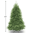 thumbnail image 2 of Artificial Christmas Tree, 4.5FT/6FT/7.5FT/9FT Premium Unlit Hinged Design, Dense Branches Realistic Holiday Décor​ w/Easy Assembly, 2 of 8