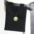 thumbnail image 4 of Riñonera Medieval Macarena bolsa renacentista traje Medieval adulto hombre negro Cinturón medieval, 4 of 5