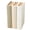 Taupe,Beige,Off-White, variant on FUIN Set of 3 Modern Black Faux Linen Book Hidden Storage Boxes, Black