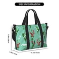 thumbnail image 2 of Travel Duffle Bag Saffron Greenery Travel Tote Bags Carry on Luggage Waterproof Weekender Bags with Top Handle Adjustable Shoulde Strap for Travel Gym, 2 of 5