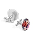thumbnail image 3 of Shivering Elegant Stainless Steel Cufflink Set for Formal Attire, Made of Stainless Steel, Ideal for Special Occasions, 3 of 6