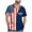 Navy, variant on 250 Anniversary Usa Shirt for Men Short Sleeve Button Up USA Memorial Day Shirts(Navy,S)