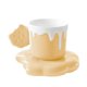 thumbnail image 1 of Juegos creativos de tazas y platillos con forma de galleta, taza de café de cerámica para oficina y hogar, 7,4 oz/220 ML para té y leche con leche, 1 of 5