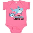 thumbnail image 3 of Inktastic My Gramps Loves Me with Cute Sharks Boys or Girls Baby Bodysuit, 3 of 5