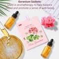 thumbnail image 4 of 13 Packs Geranium Scented Sachets, Fragrance Sachet Bags for Drawers and Closets, Air Fresheners for Car and Home, Closet Deodorizer Scented Drawer Fresheners for Dresser, 4 of 4