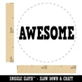 thumbnail image 2 of Awesome Fun Text Teacher Self-Inking Rubber Stamp Ink Stamper - Fuchsia Ink - Mini 1/2 Inch, 2 of 7