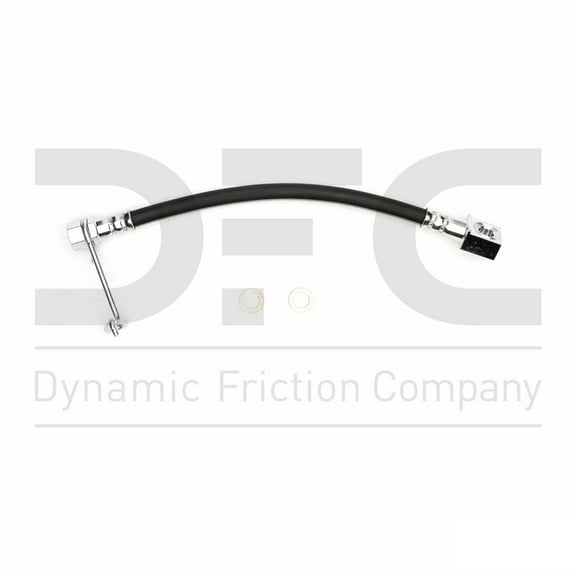 Rear Lower Right Dynamic Friction Company Brake Line Hose 350-40304 For 2000-2002 Dodge Ram 3500, 2001-2002 Dodge Ram 2500
