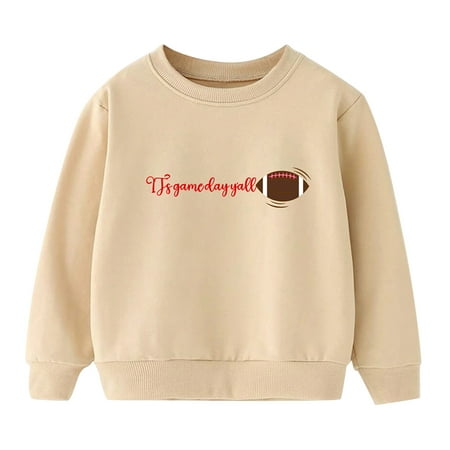 

Sweatshirts for Teen Girls Winter Long Sleeve Letter Printing Cute Soft Warm Round Neck Sweatshirt