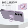 thumbnail image 3 of for Samsung Galaxy S23 Plus Case with Ring Stand [360° Rotatable Ring Holder Magnetic Kickstand] [Soft Microfiber Lining] Slim TPU Shockproof Protective Phone Cases for Samsung Galaxy S23+ Purple, 3 of 6