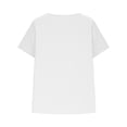thumbnail image 6 of Thousandth Women's Breathable Everyday Wear Relaxed Blouses Loose fitting Cotton Lace Casual Top Fashionable Lightweight Blouses Short Sleeve V-neck Pullover Top, 6 of 6