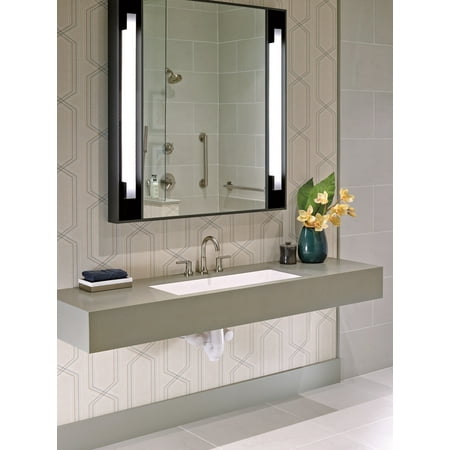 Delta Trinsic Two Handle Widespread Bathroom Faucet in Chrome 3559-MPU-DST