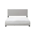 thumbnail image 4 of Home Design Evon King Linen Upholstered Bed Frame with Foam Padding and Polyester Upholstery, Warm Gray, Easy assembly, 4 of 6