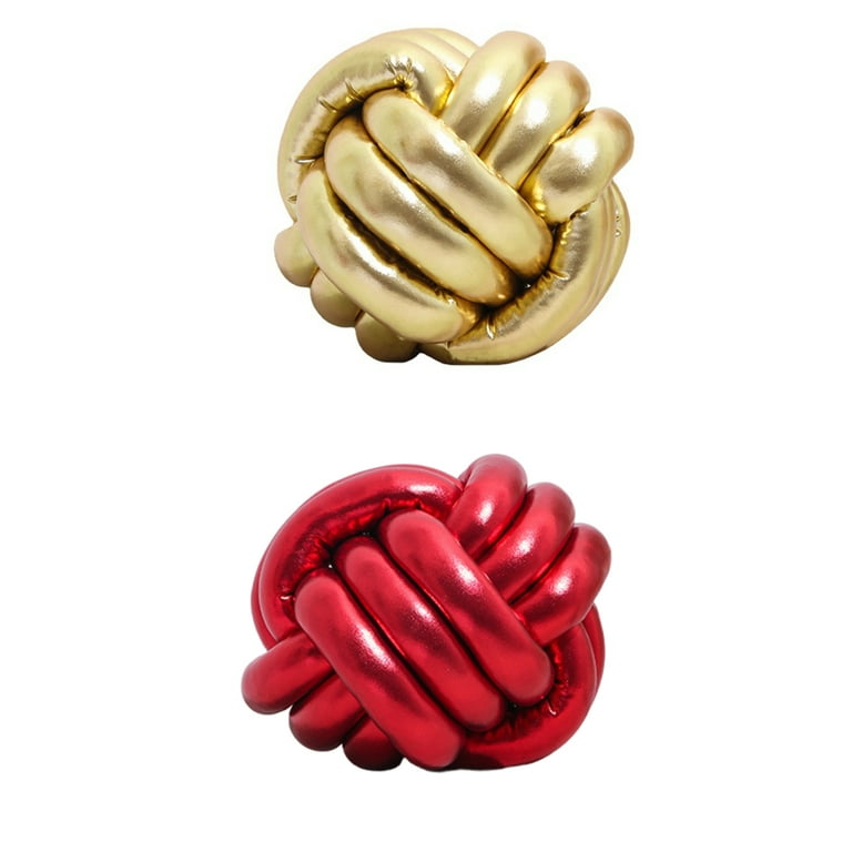 Gold Decorative Knot Ball Pillow Bedroom Living Room Sherlock Pillow Bed Sofa Plush Sensory Pillow Walmart