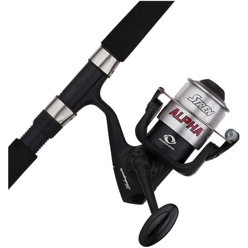 shakespeare alpha low profile baitcast reel and fishing rod combo