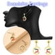 thumbnail image 1 of HomeKingdee Asymmetric Christmas Reindeer Earrings for Women - Red Alloy Trendy Holiday Ornaments, Xmas Party Gift Accessories for Girls, 1 of 5