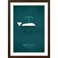 thumbnail image 2 of Art.com Moby Dick Minimal Art Print by Christian Jackson, Brown Frame Wall Art, 32" x 44", 2 of 5