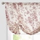 thumbnail image 1 of Cortina JINCHAN Valance con Lazos 114x114 cm Lino Floral, 1 of 9