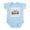 Sky Blue, variant on CafePress - Twentieth Century Calavera Infant Bodysuit - Baby Light Bodysuit, Size Newborn - 24 Months