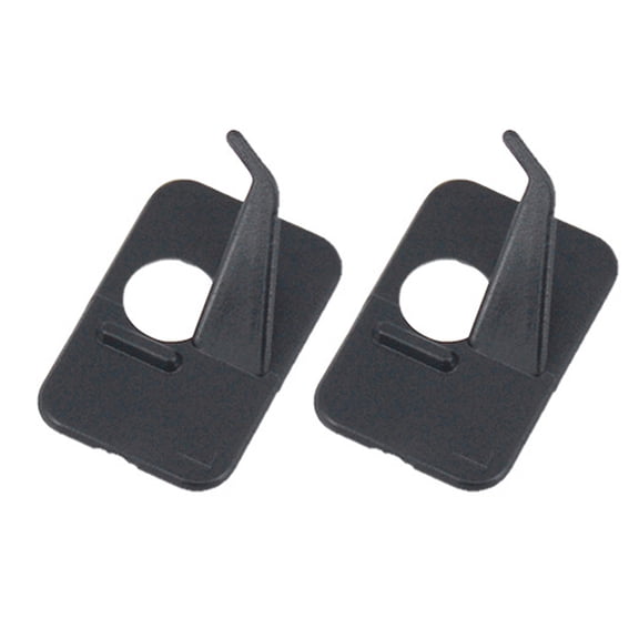 Pebbuoy 2Pcs Plastic Arrow Rest Black Recurve Bow Arrow Holder Self-Adhesive Back Hunting Shoot Targeting Accessory