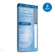 Harmless Cigarette,Oxygen,Nicorette Alternative & Quit Smoking Aid,2pk
