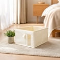 thumbnail image 5 of Storage Bin, Closet Organizer, Fabric Wardrobe Storage Box with Front Window Handles Foldable Container for Clothes Underwear, 5 of 7