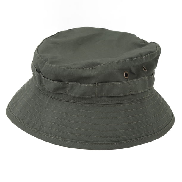 Boonie Hat Ajustable Oxford Fabric Jungle Bucket Sombrero Para Viajes De Pesca, Acampar, Con Borde Corto