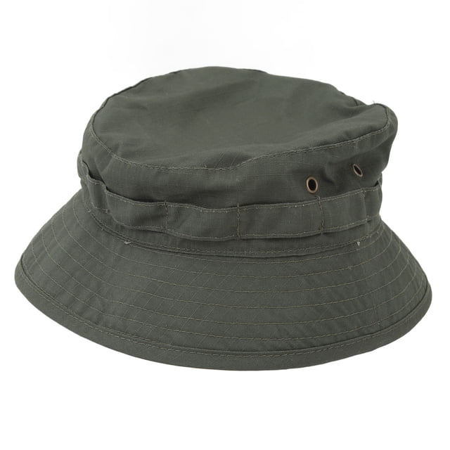 Boonie Hat Ajustable Oxford Fabric Jungle Bucket Sombrero Para Viajes De Pesca, Acampar, Con Borde Corto
